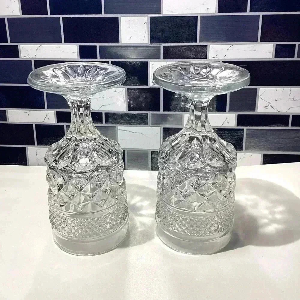 Wexford Anchor Hocking Wine Claret Goblet Style Set of 2 - Picture 3 of 7